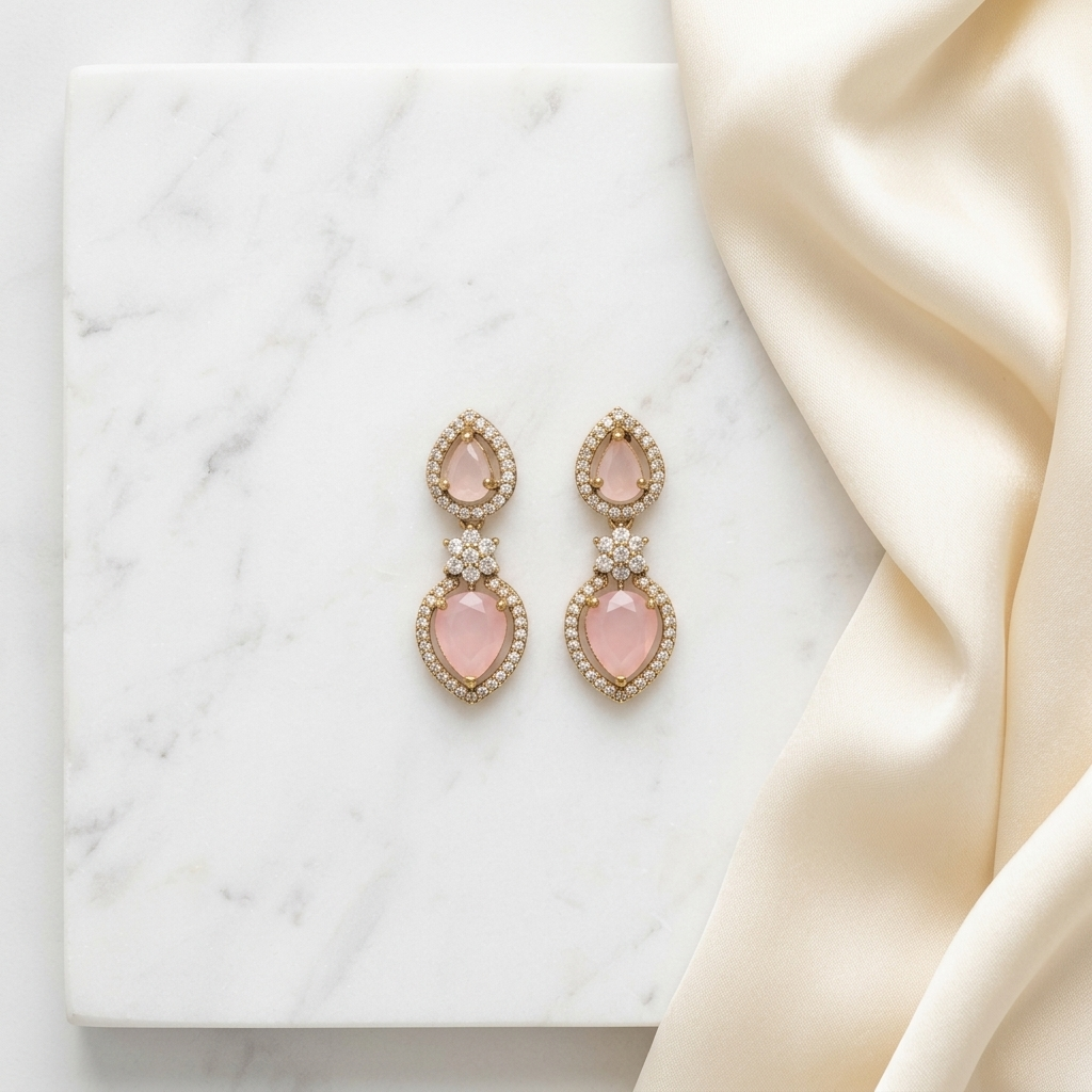 Pink Earrings