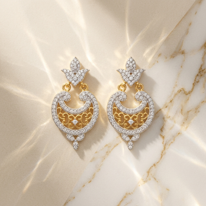 Dual-Tone Earrings