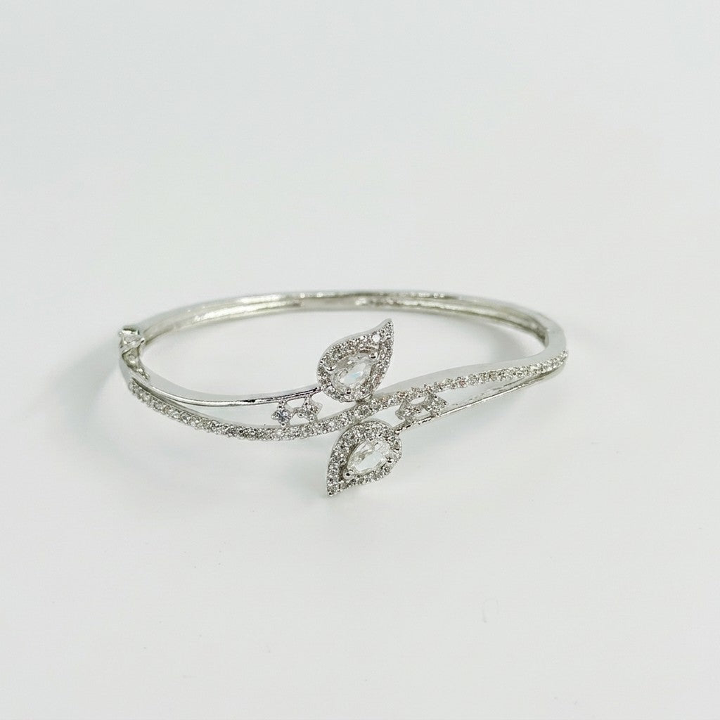 Rhodium-Tone Bracelet