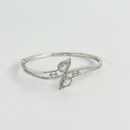 Rhodium-Tone Bracelet