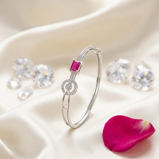 Rhoduim-tone Bangle