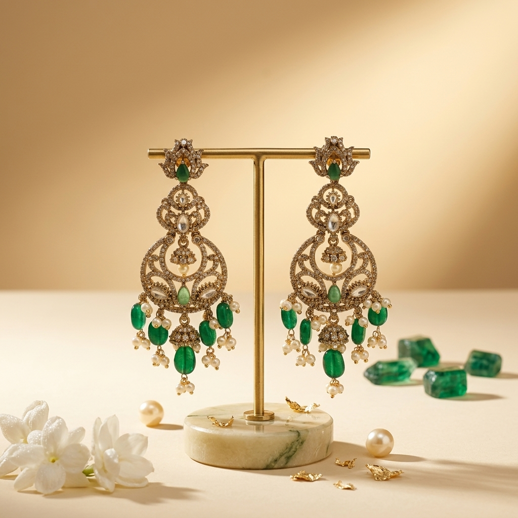 Emerald Earrings