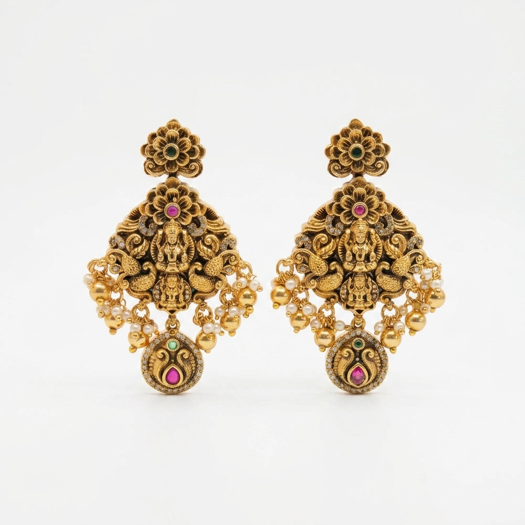 Peacock Earrings