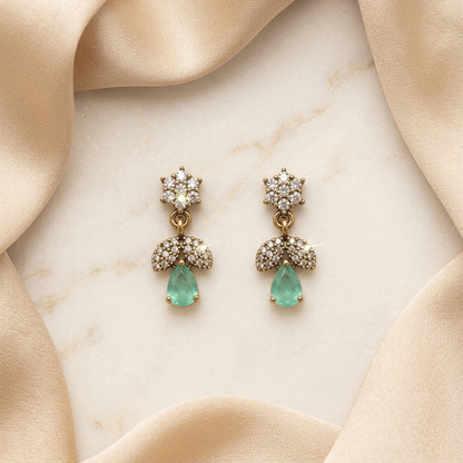 Green Earrings