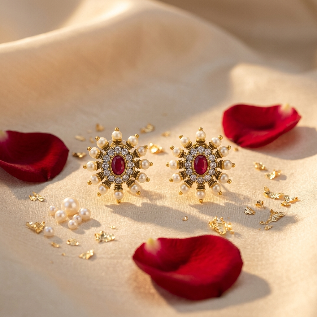 Ruby Studs