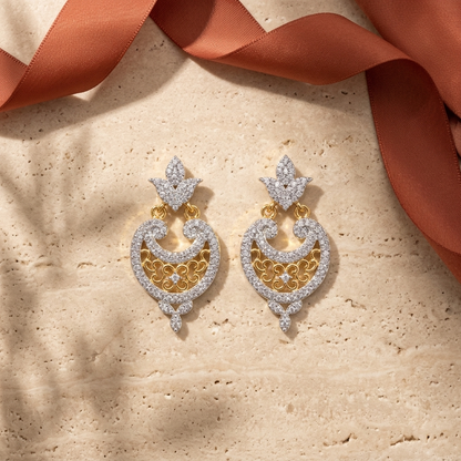 Dual-Tone Earrings