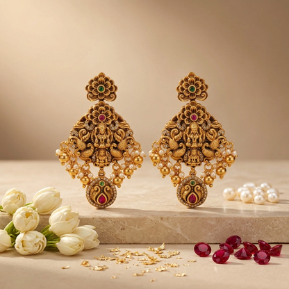 Peacock Earrings