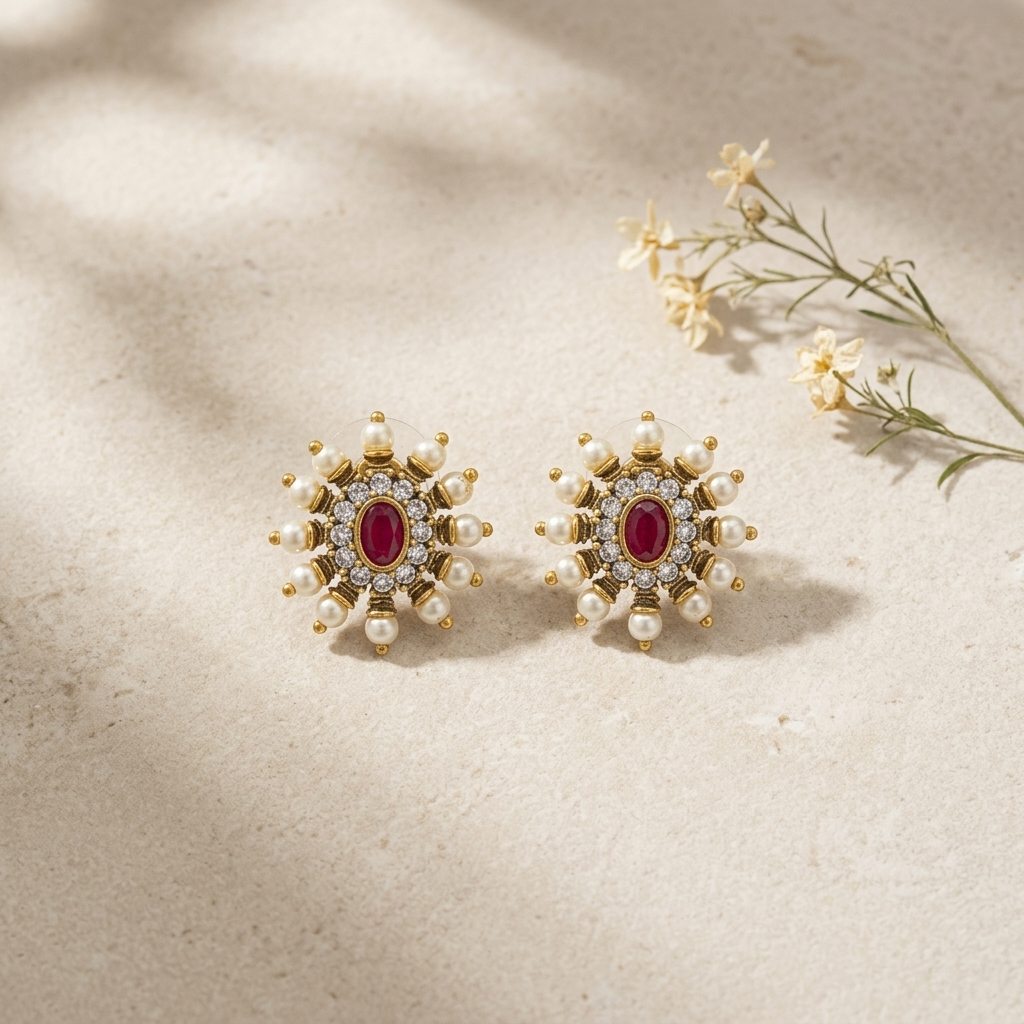 Ruby Studs