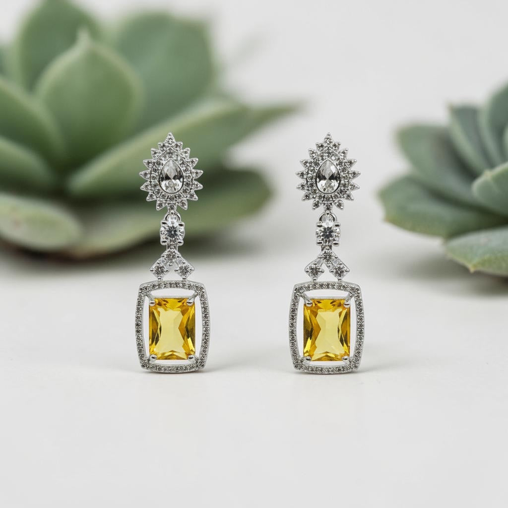 Yellow Earrings