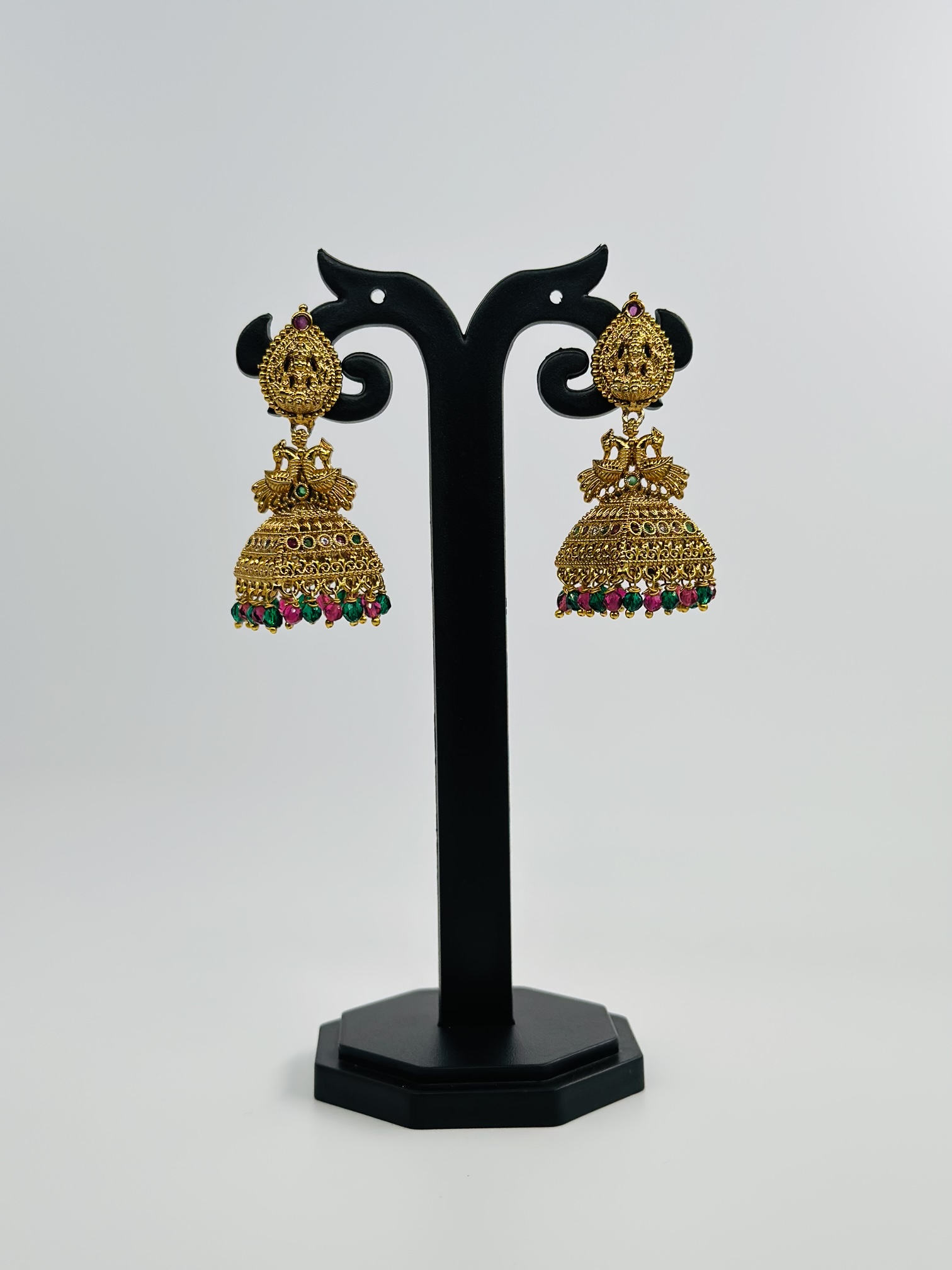 Temple Jhumka Earrings - Image 2