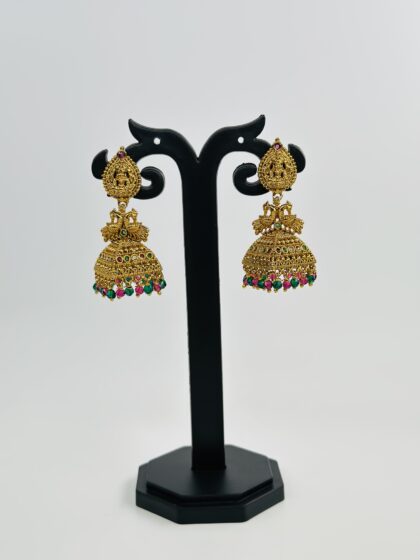 Temple Jhumka Earrings