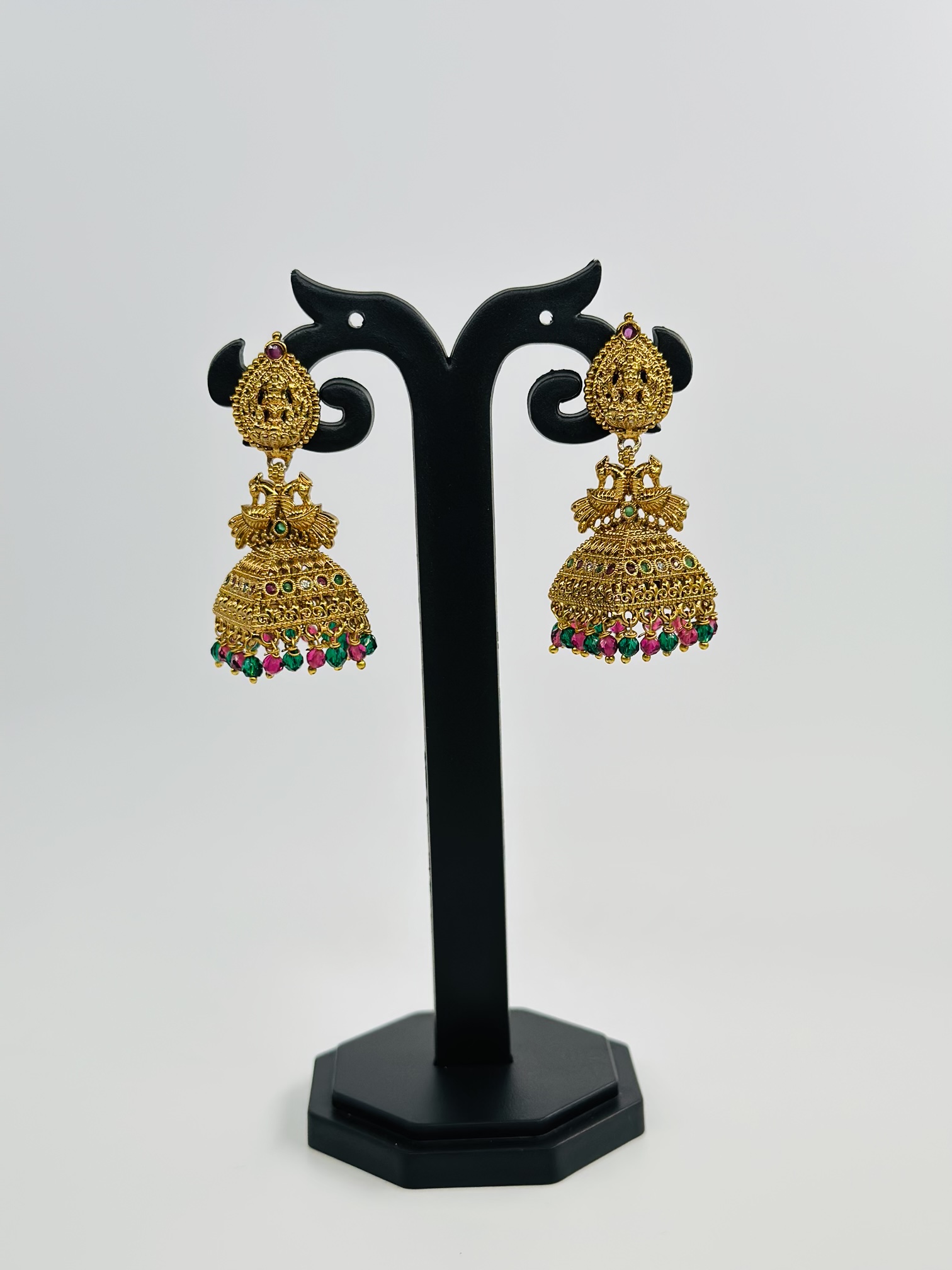 Temple Jhumka Earrings