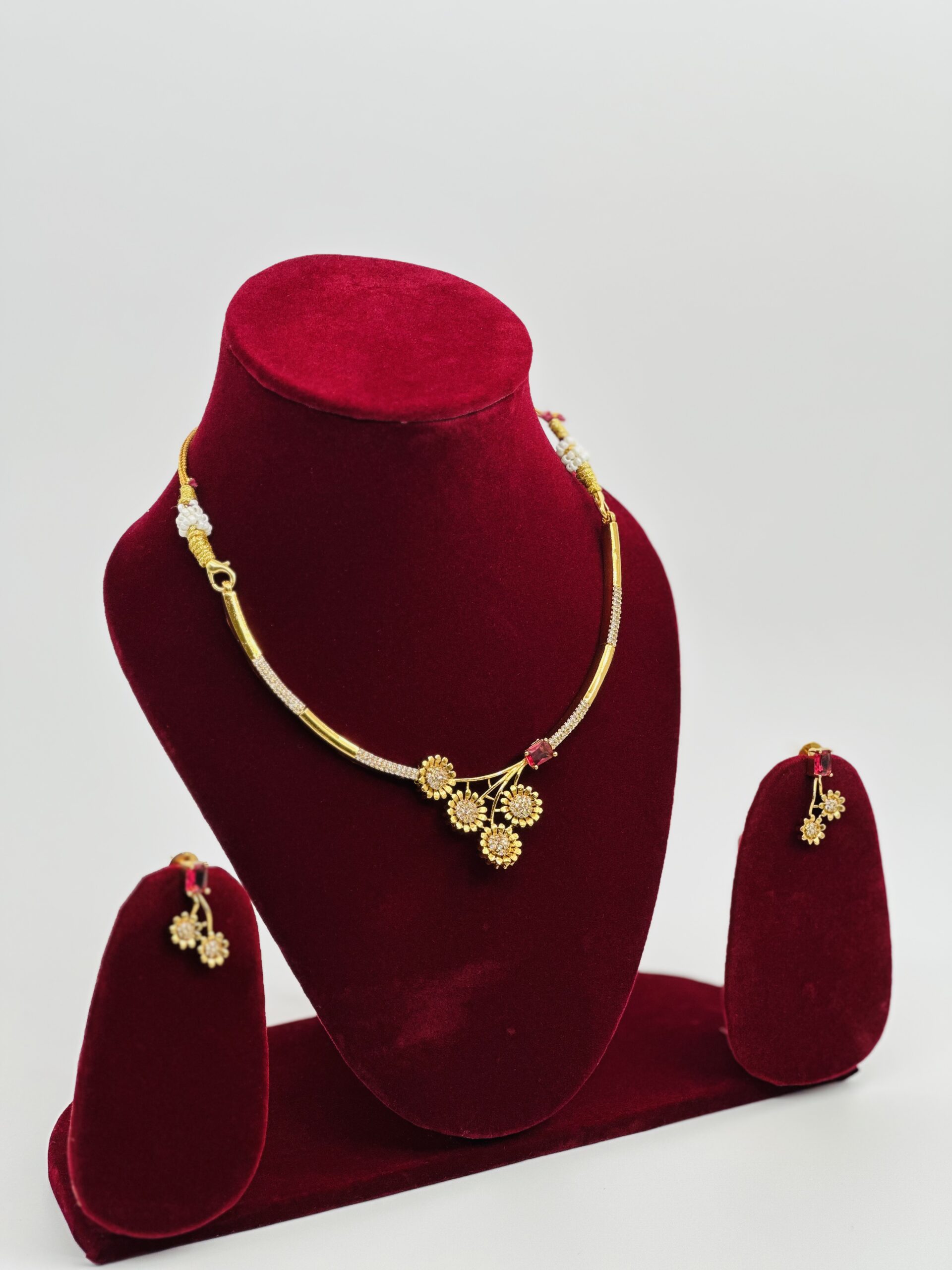 Floral American AD & Ruby Tone Set - Image 3